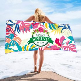 New beach towel with fashionable printed oversized towel