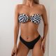 New Split Swimsuit Sexy Solid Color Printed Bikini Set Swimsuit for Women