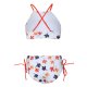 Children's swimsuit fashionable printed girls' swimsuit set