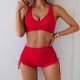 New Split Swimsuit Sexy Women's Solid Color Swimsuit Bikini