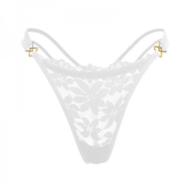 New sexy underwear for women, popular lace comfortable flower metal underwear