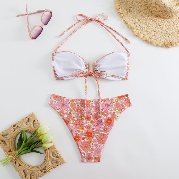 New Split Swimsuit Women's Sexy Printed Set Bikini Swimsuit