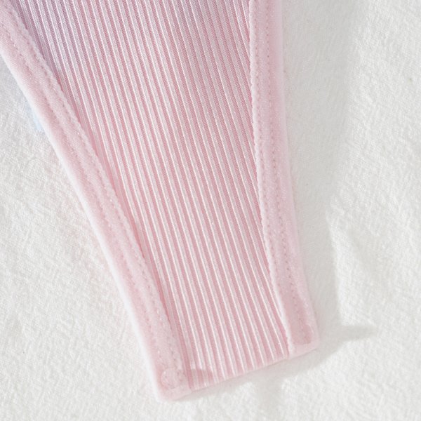 Women's underwear silver ribbon thread multi-color knitted sexy thong for women