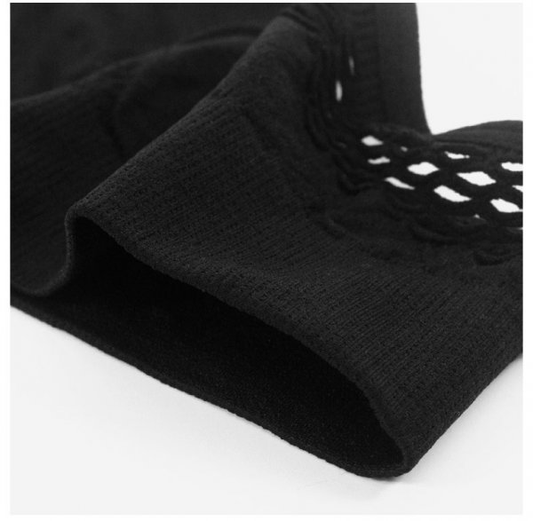 Women's breathable semi-covered hip fishnet hollow-out seamless underwear