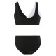 Children's swimsuit solid color sexy girl bikini set girls' swimsuit