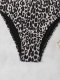 2026 new split swimsuit leopard print minimalist bikini with chest cushion women's sexy beach swimsuit women