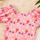 Children's swimsuit, baby girl printed swimsuit, girls' one-piece cute swimsuit