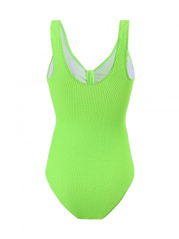 New one-piece swimsuit women's solid color sexy bikini