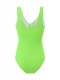 New one-piece swimsuit women's solid color sexy bikini