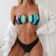New Split Swimsuit Sexy Solid Color Printed Bikini Set Swimsuit for Women