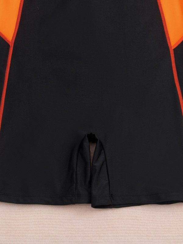 New sports jumpsuit women's short sleeved women's adult surfing suit swimsuit