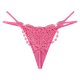 New sexy thong, transparent lace embroidery bowknot low-waisted women's underwear