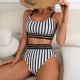 New Split Swimsuit Sexy Solid Color Printed Bikini Set Swimsuit for Women