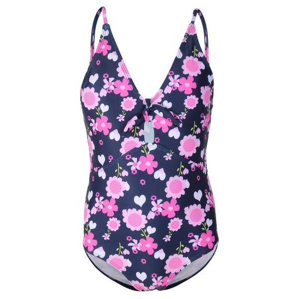 New tight and fashionable children's one-piece swimsuit with printed swimsuit