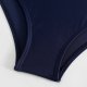 New women's triangle swimsuit with pleated solid color and high elasticity bikini swimsuit Pants