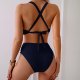 New Split Swimsuit Sexy Women's Solid Color Swimsuit Bikini
