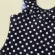New girls' swimsuit with ruffled edges and polka dots for children