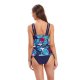New split Tankini swimsuit printed sexy vest style swimsuit for women