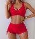 New Split Swimsuit Sexy Women's Solid Color Swimsuit Bikini