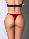 Thin and seamless sexy pure cotton crotch, low waist, breathable women's thong