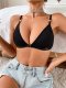 New lingerie sexy and hot triangle cup without steel ring comfortable bra for women
