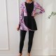 New Muslim swimsuit for women, conservative swimsuit, printed beach swimsuit, Burkini surfing suit