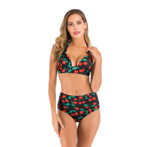 New printed bikini swimsuit sexy multi-color set