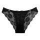 Women's light luxury briefs, featuring sexy lace, breathable lace, thin and smooth, skin-fitting, low-waisted, and half-covered hip