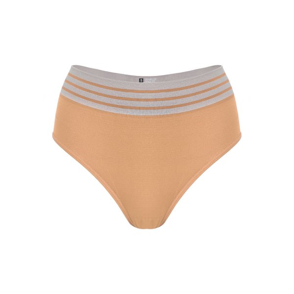 New seamless striped spliced waist top support, comfortable and breathable underwear