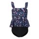 New swimsuit with fashionable printed cute split style swimsuit for girls