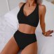 New Split Swimsuit Sexy Women's Solid Color Swimsuit Bikini