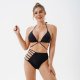 2025 new bikini solid color sexy bikini for women