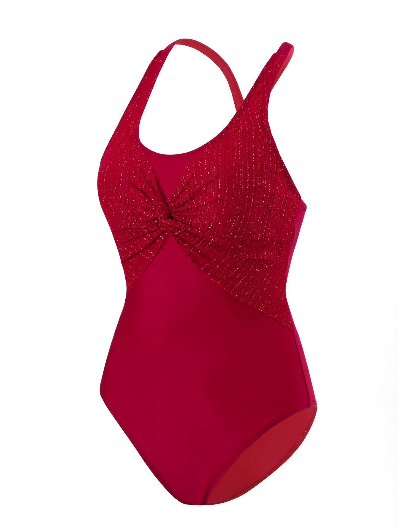 (image for) Women One‑Piece Swimsuit Sexy Tummy Control Conservative Bathing Suit