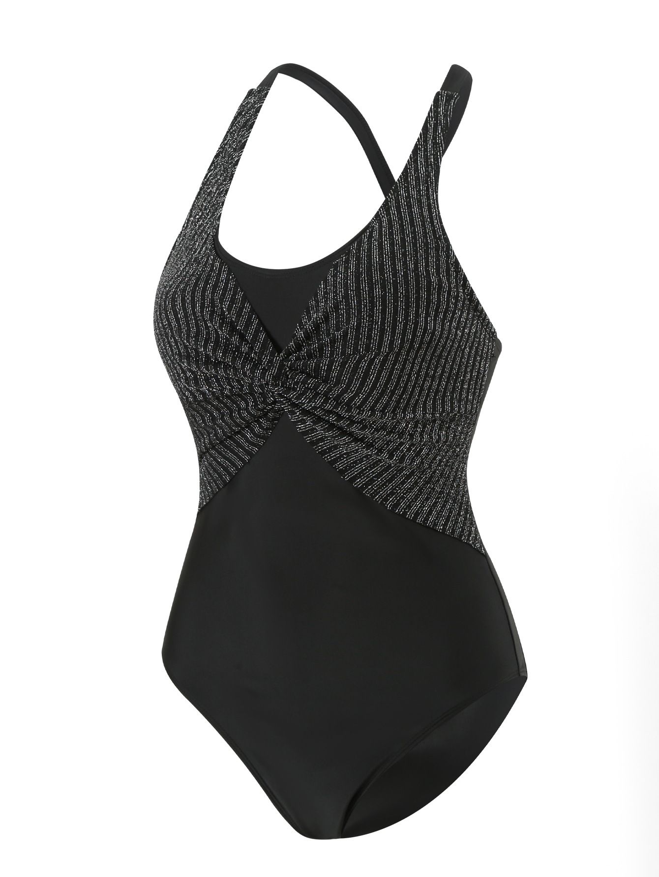 (image for) Women One‑Piece Swimsuit Sexy Tummy Control Conservative Bathing Suit