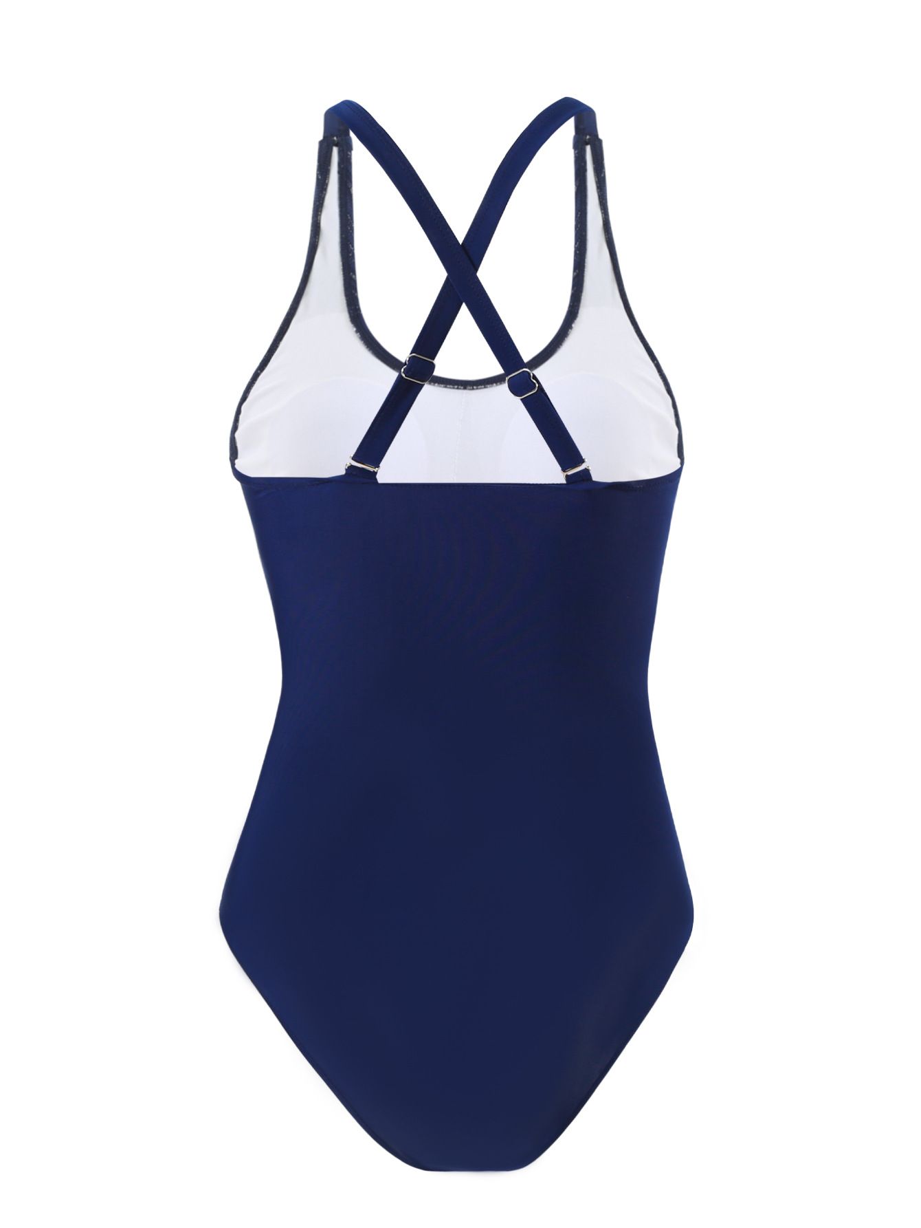 (image for) Women One‑Piece Swimsuit Sexy Tummy Control Conservative Bathing Suit