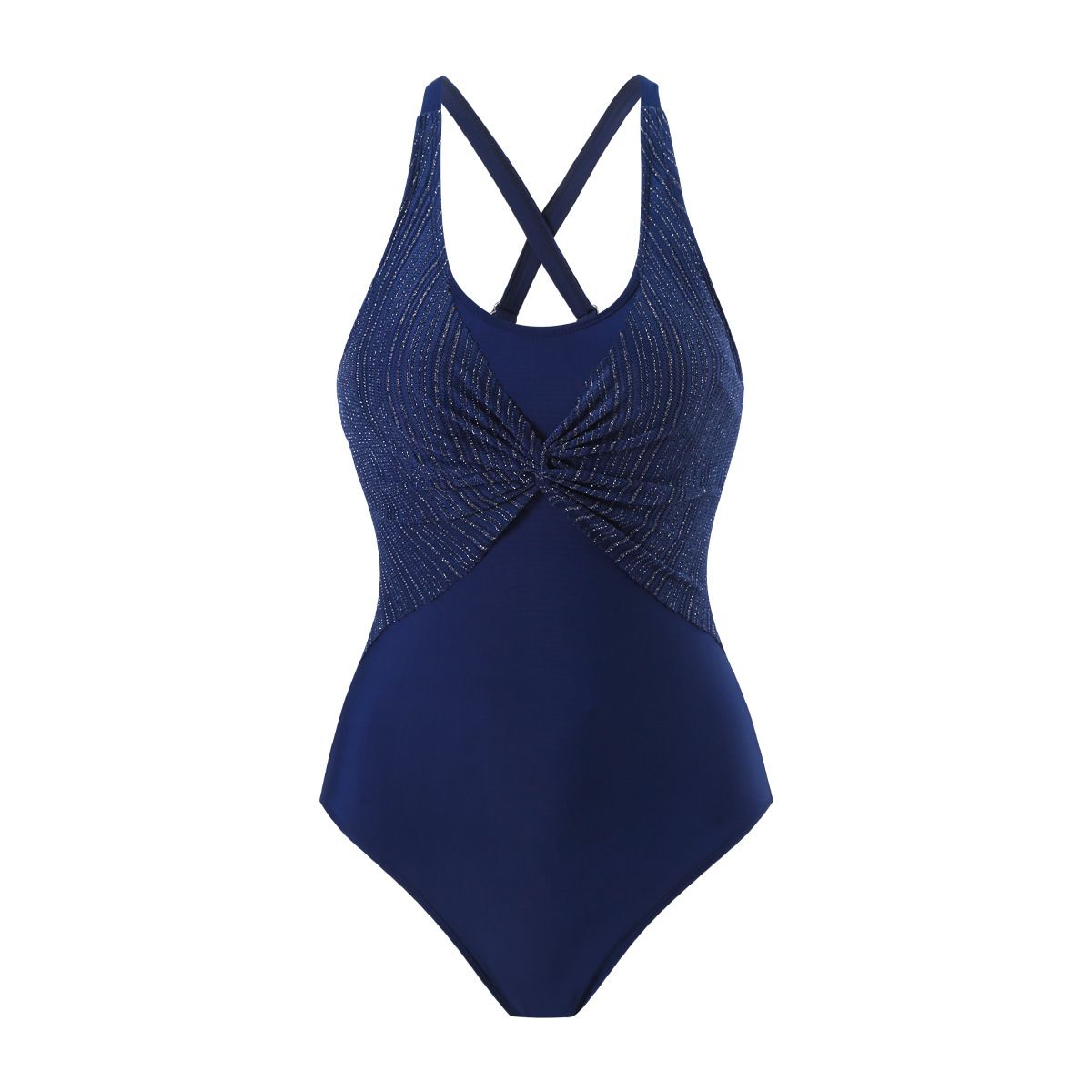 (image for) Women One‑Piece Swimsuit Sexy Tummy Control Conservative Bathing Suit