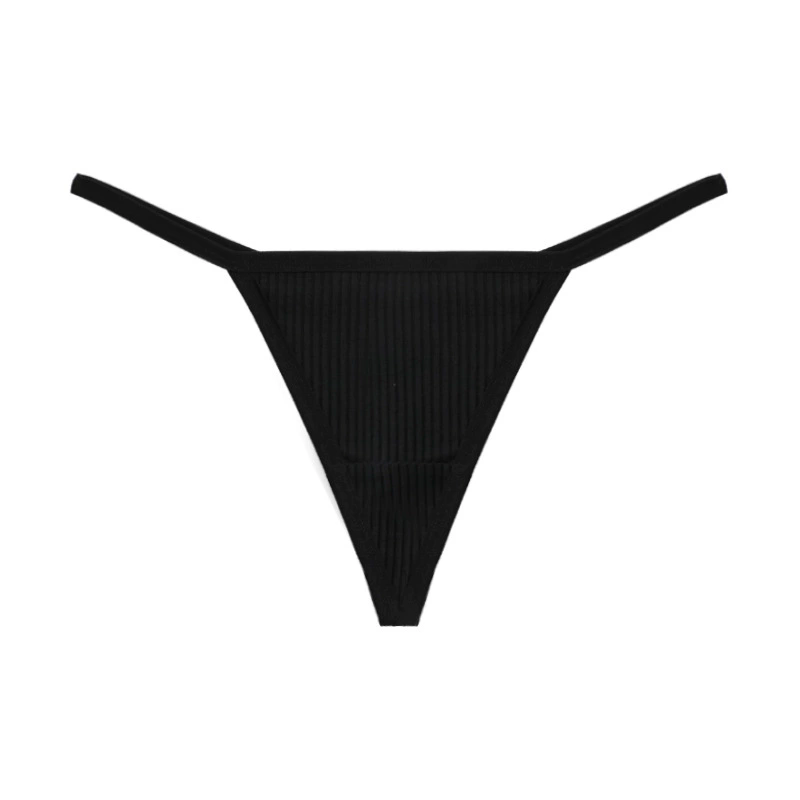 (image for) Women Low Rise 40S Cotton Thong Panties Seamless Breathable Butt Lifting Comfort Everyday Underwear