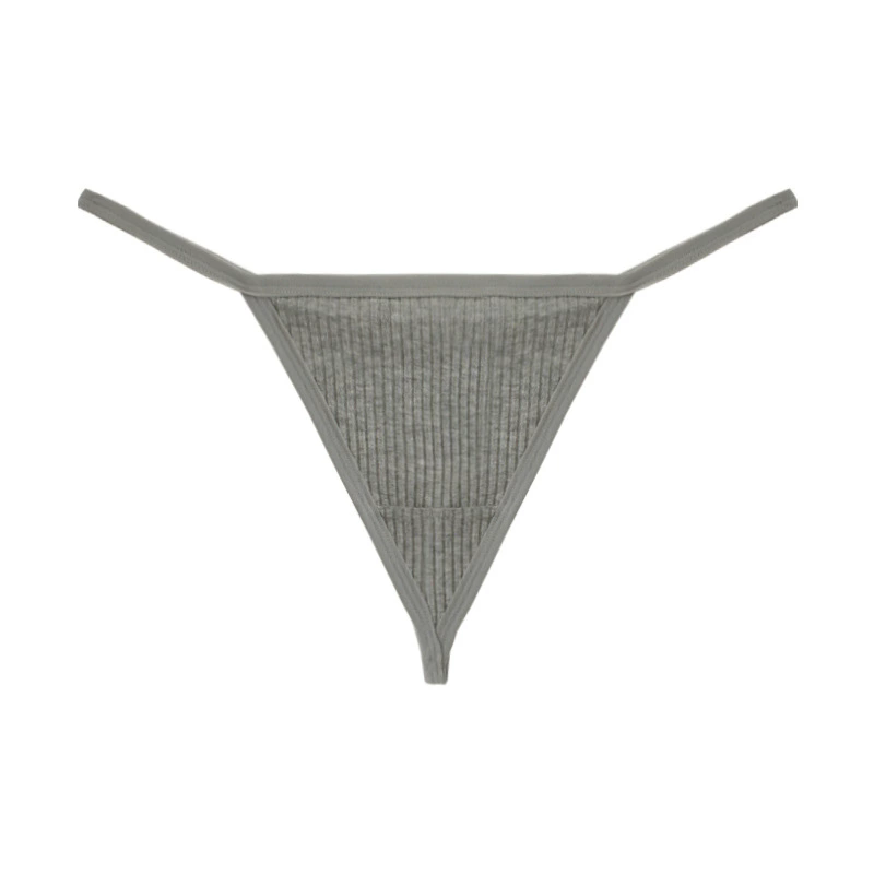 (image for) Women Low Rise 40S Cotton Thong Panties Seamless Breathable Butt Lifting Comfort Everyday Underwear