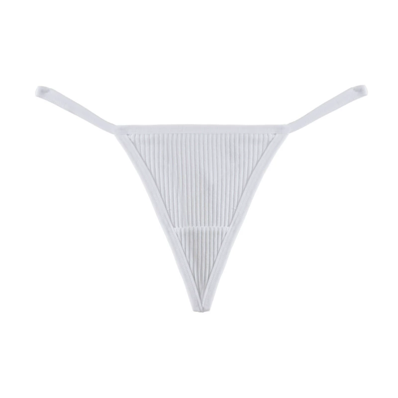 (image for) Women Low Rise 40S Cotton Thong Panties Seamless Breathable Butt Lifting Comfort Everyday Underwear