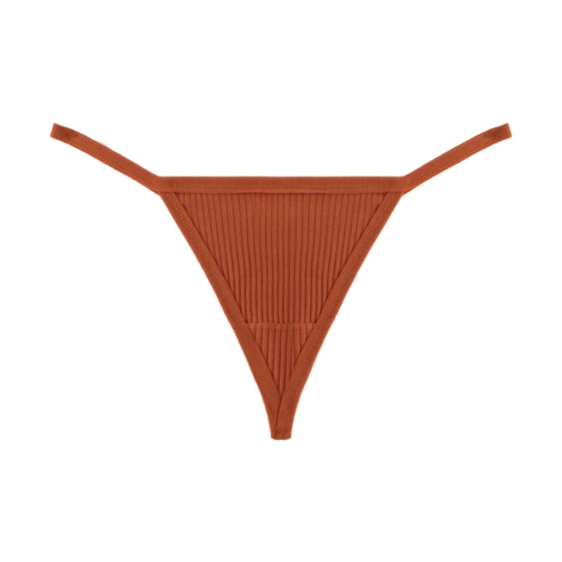 (image for) Women Low Rise 40S Cotton Thong Panties Seamless Breathable Butt Lifting Comfort Everyday Underwear