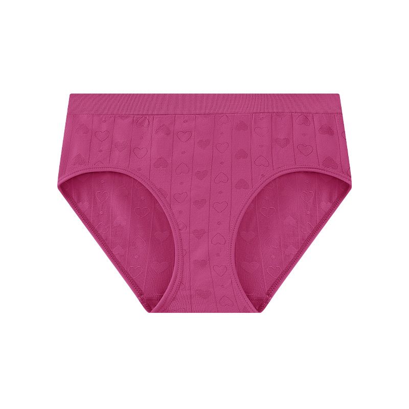 (image for) Women's Mid-Rise Seamless Tummy Control Triangle Briefs Butt Lifting No-Show Soft Stretch Knit Everyday Panties