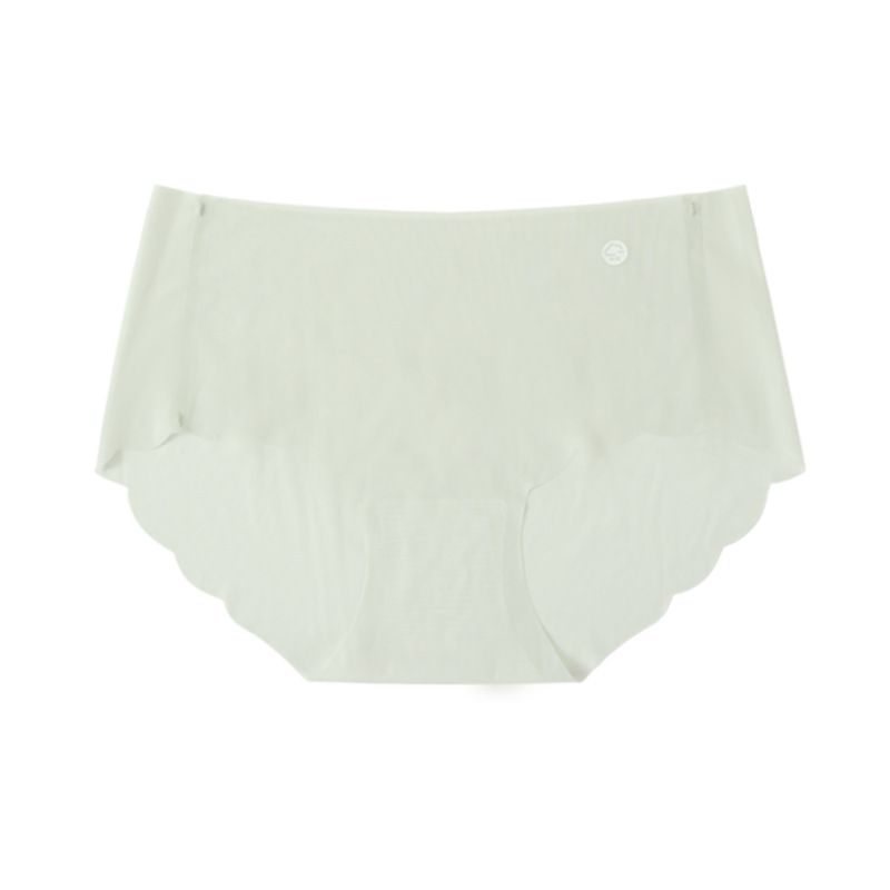 (image for) Women Mid-Rise Ultra-Thin Ice Silk Seamless Triangle Briefs 95%-100% Cotton Antibacterial Crotch Breathable No-Show Butt Lifting Everyday Intimates