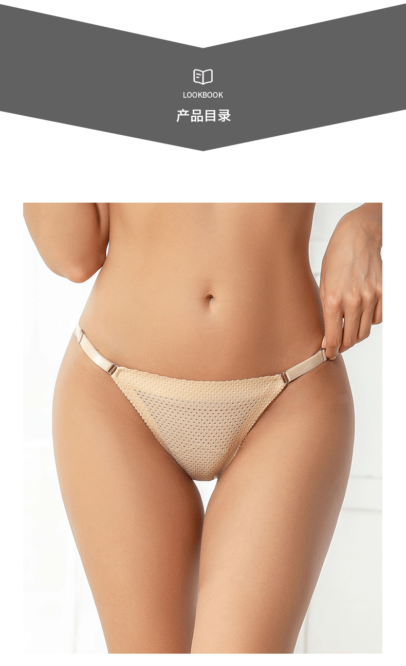 (image for) Women Low Rise Padded Butt Lifter Thong Panties 100% Cotton Crotch Seamless Peach Butt Shaping Enhancer Breathable Shapewear Intimates