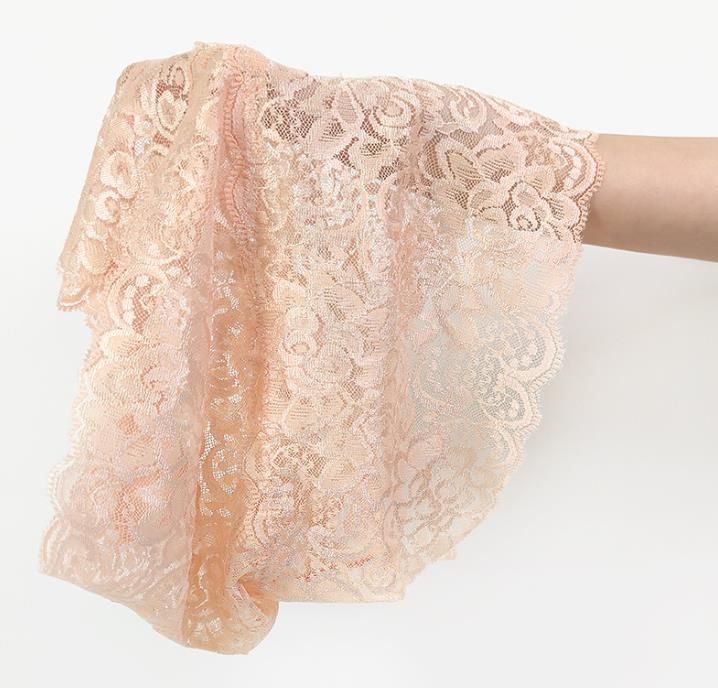 (image for) Women's High Waist Tummy Control Lace Brief Butt Lifting Seamless Waistband Full Coverage Floral Lace Panty with Breathable Cotton Gusset