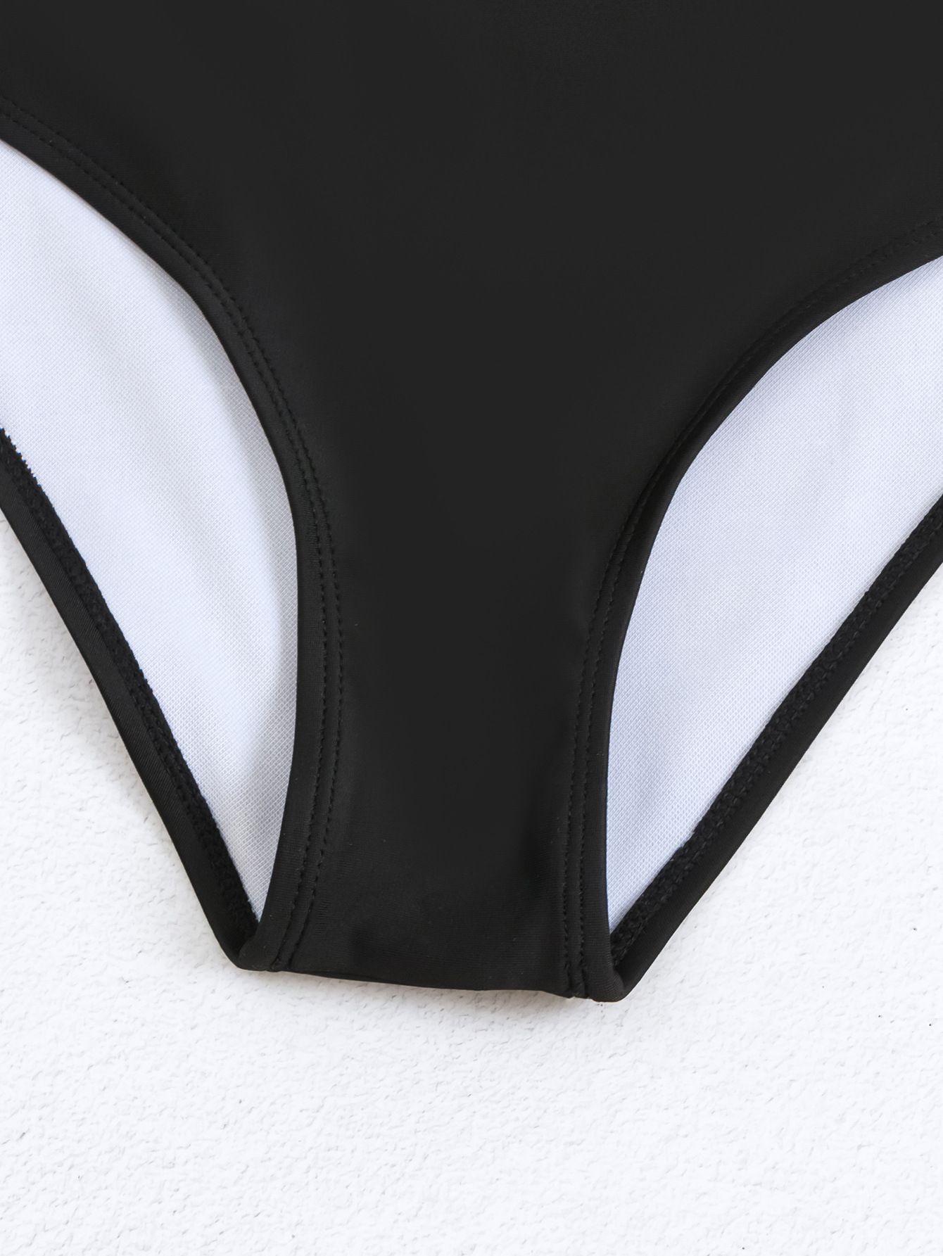 (image for) Women Printed Three Piece Swimsuit Tie Front Bikini Top Skirted Bottom Bathing Suit