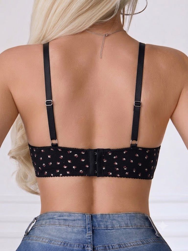 (image for) Women's Front Closure Wireless Nursing Bra Ultra-Thin Side Leak-Proof Adjustable Strap All-Stage Maternity Breastfeeding Bra