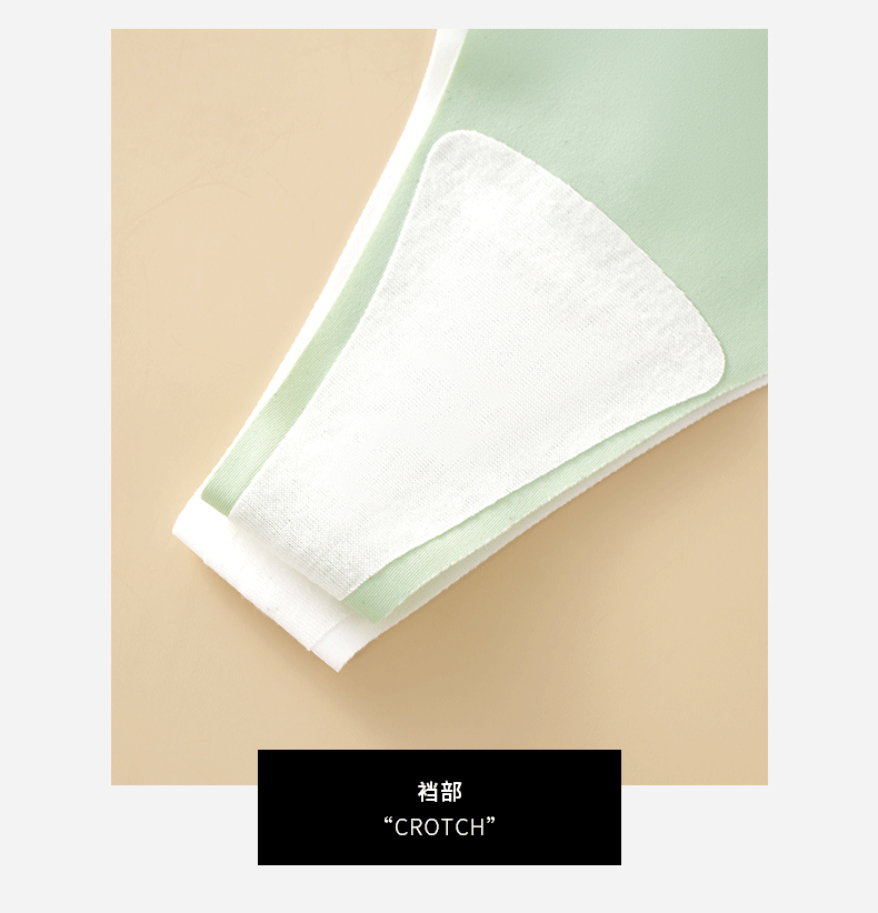 (image for) Women Low Rise One-Piece Seamless Ice Silk Thong Panties Cotton Crotch Breathable Sport Sexy No-Show Everyday Intimates