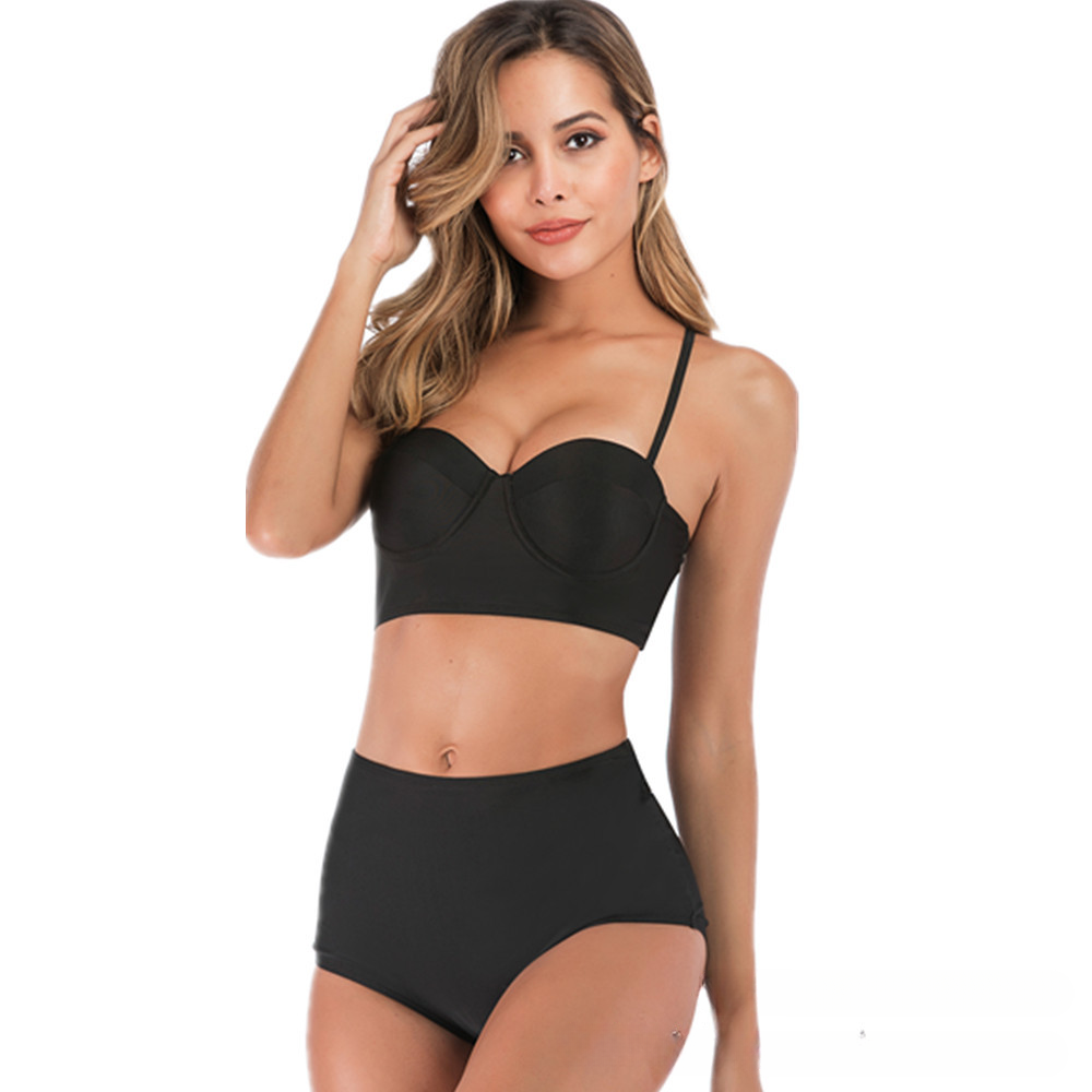 New sexy swimsuit printed high waisted swimsuit for women, bikini