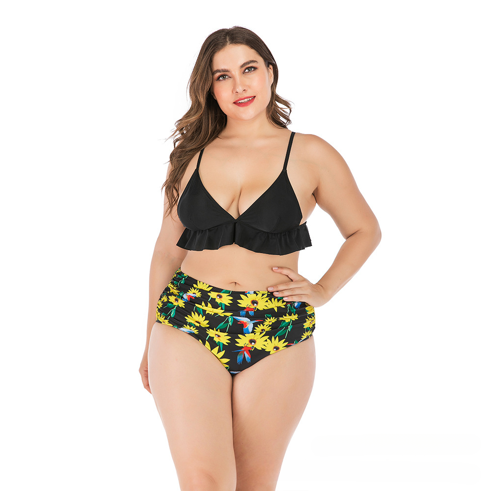 New swimsuit sexy plus size swimsuit backless split bikini swimsuit for women