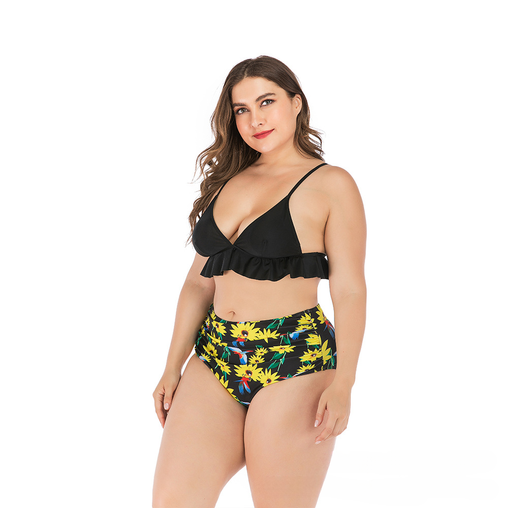 New swimsuit sexy plus size swimsuit backless split bikini swimsuit for women